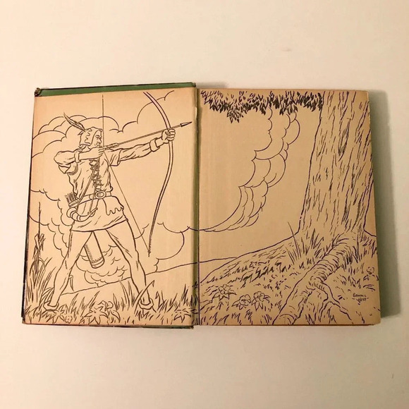 1940 Robin Hood By Howard Pyle Whitman Publishing Co Hardcover - Picture 7 of 16